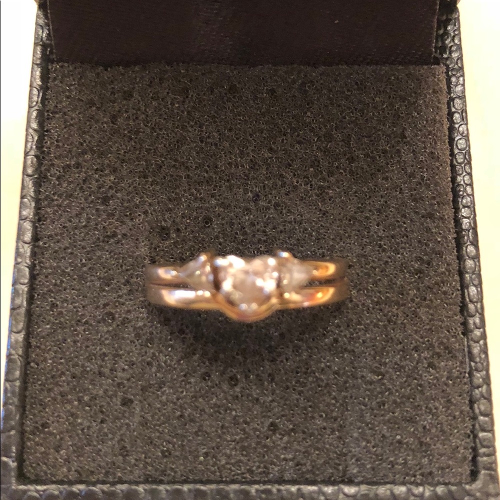 Diamond Heart Engagement Ring